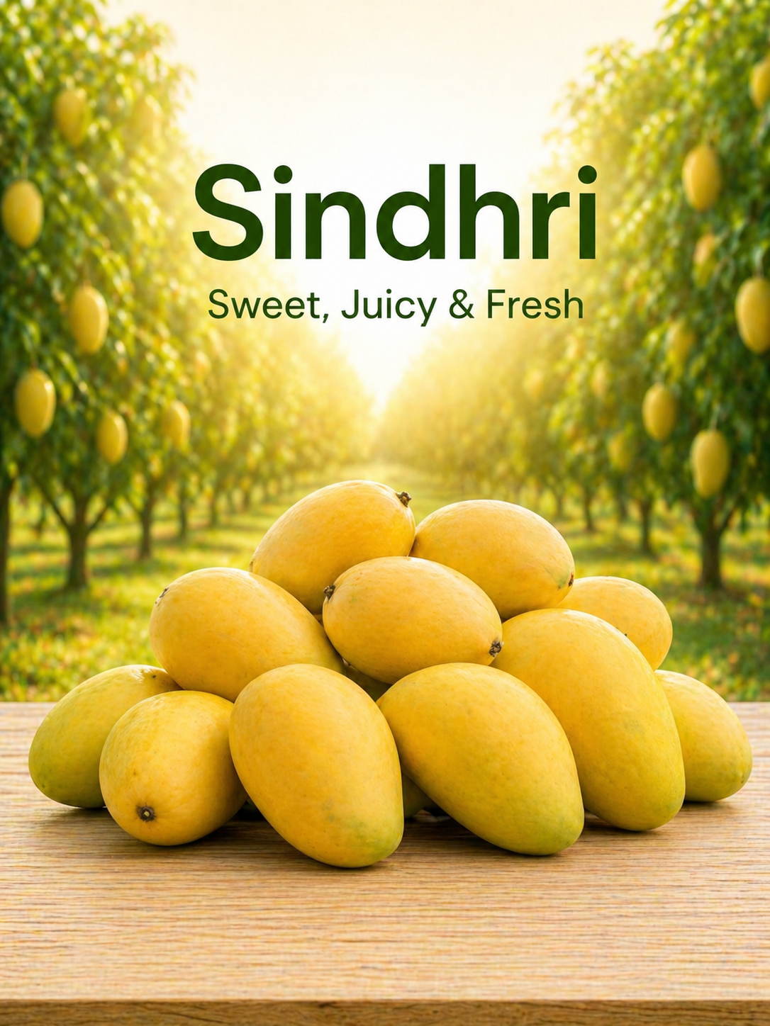 Premium Sindhri Mangoes – Sweet, Juicy & Farm Fresh